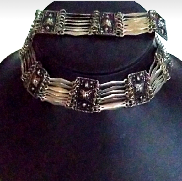 Valtallica's Vintage Other - VINTAGE 3Pc Silver Convertible Necklace &/or Bracelet